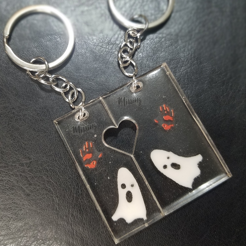 ❣Matching Ghost Keychains Set - Picture 7 of 7